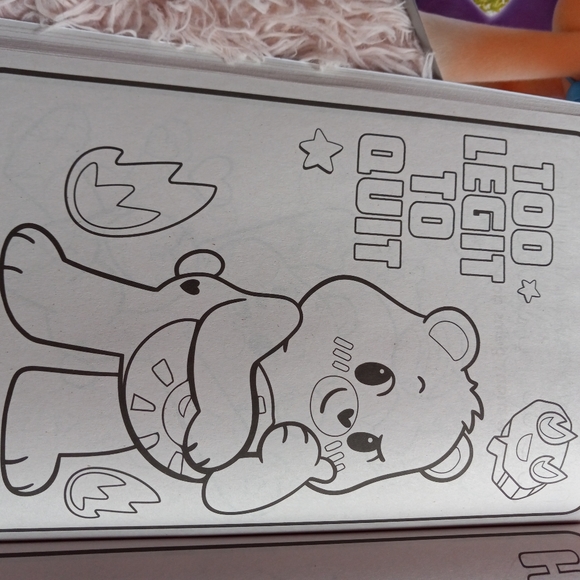 FREE W PURCHASE! Coloring books! My Little Pony and Carebears - Picture 8 of 16